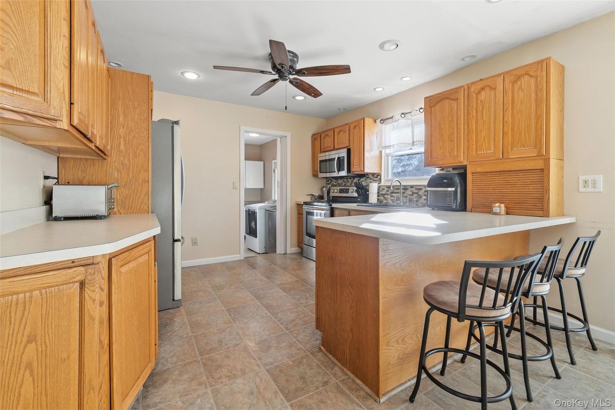 Interior, Kitchen, Recessed Lighting, Stainless Steel Appliances