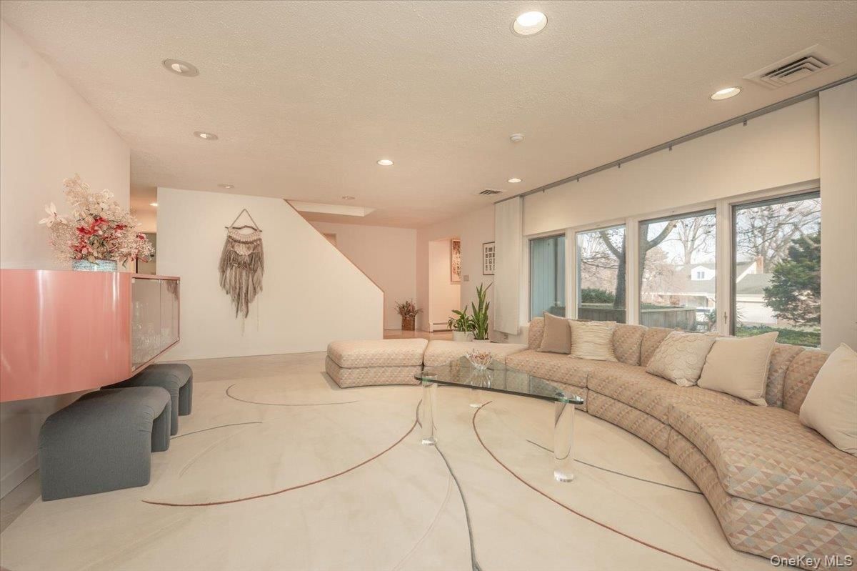 Interior, Living room, Recessed Lighting