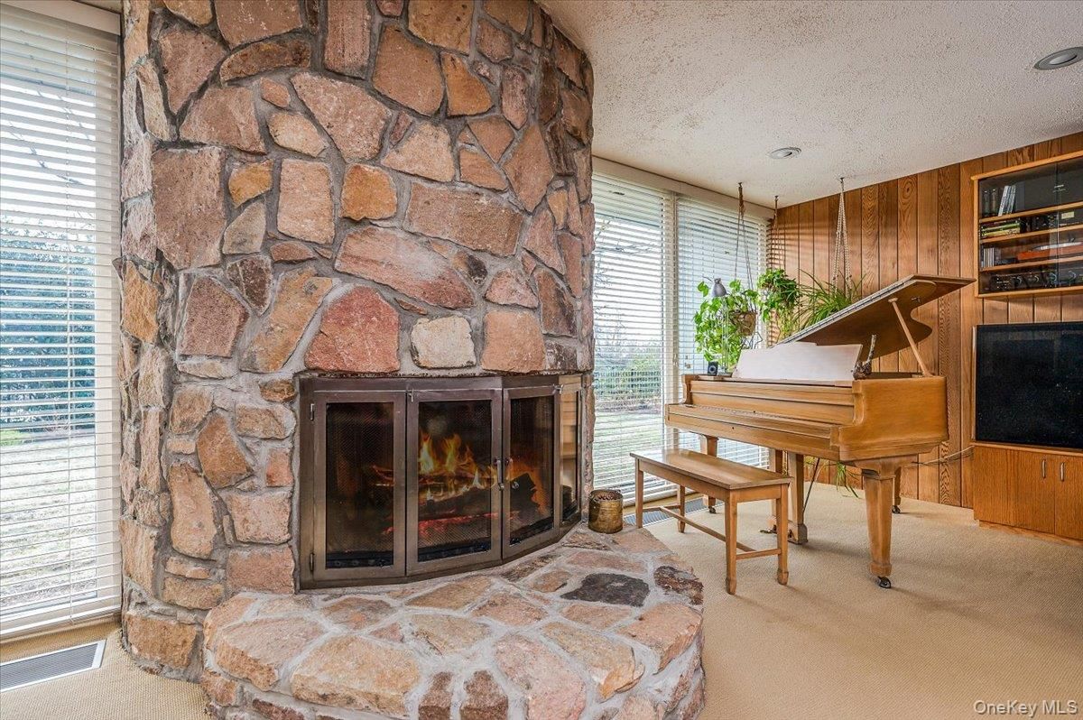 Interior, Piano, Stone Walls