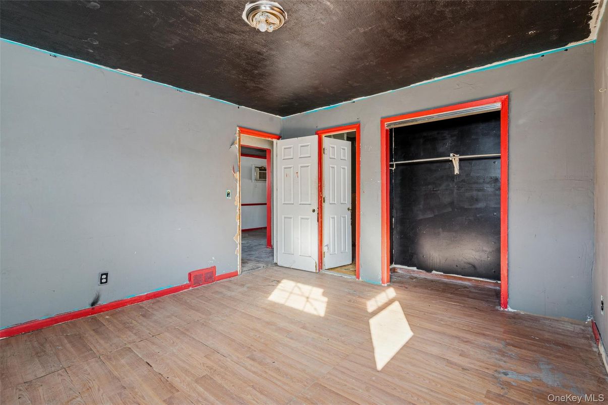 Empty room, Interior, Wood Texture Flooring