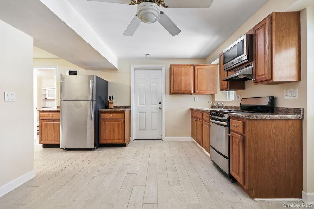 Interior, Kitchen, Wood Texture Flooring