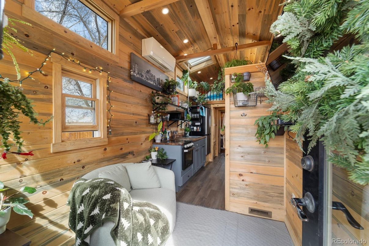Interior, Kitchen, Recessed Lighting, Wooden Beams, Wooden Ceilings, Wood Texture Flooring, Wooden Walls