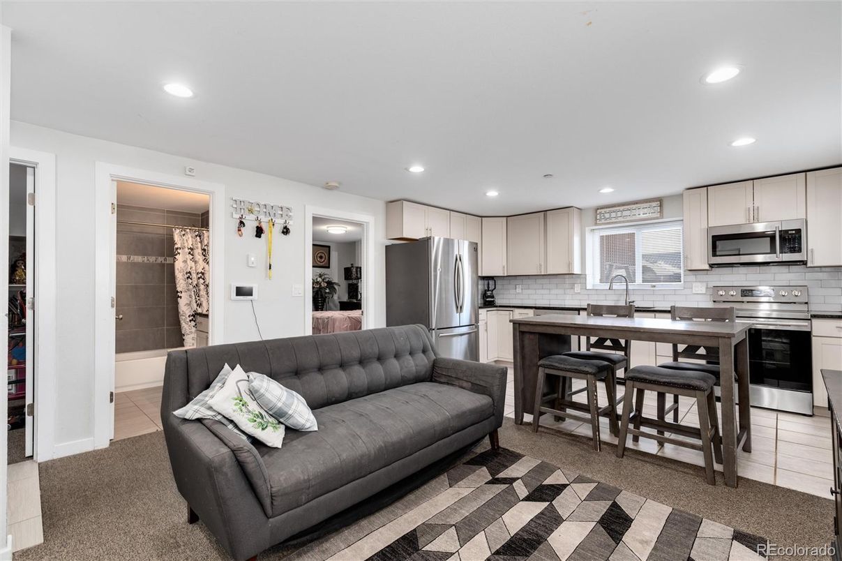 Interior, Kitchen, Recessed Lighting, Stainless Steel Appliances