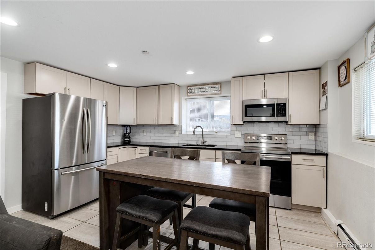 Interior, Kitchen, Recessed Lighting, Stainless Steel Appliances
