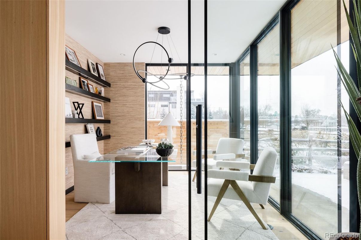 Home Office, Interior, Pendant Lights