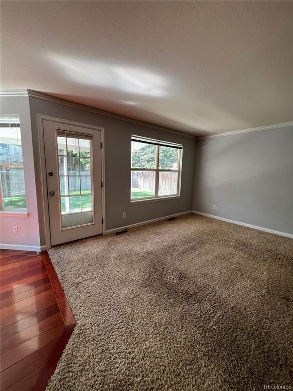 Empty room, Interior, Wood Texture Flooring