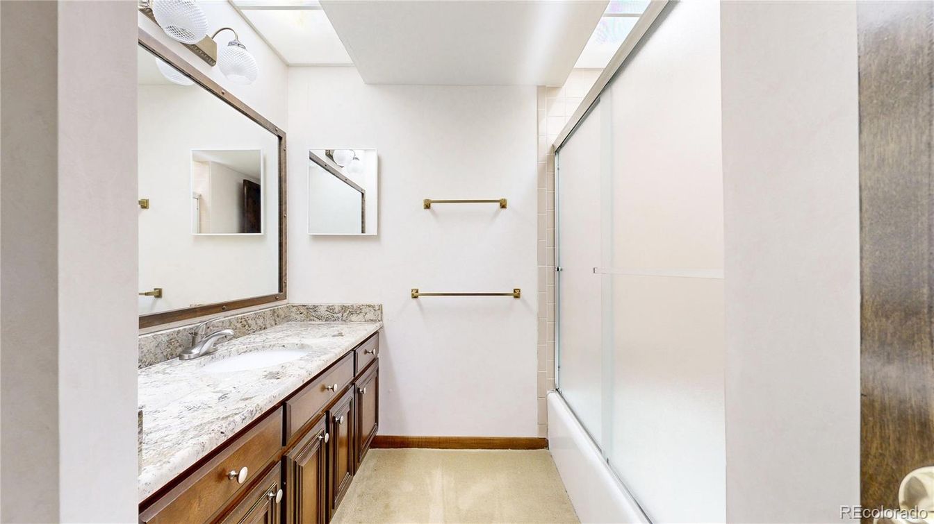 Bathroom, Dual Sink Vanities, Glass Shower, Interior