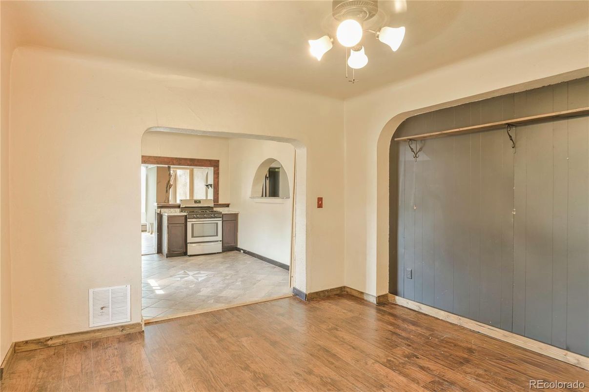 Empty room, Interior, Wood Texture Flooring