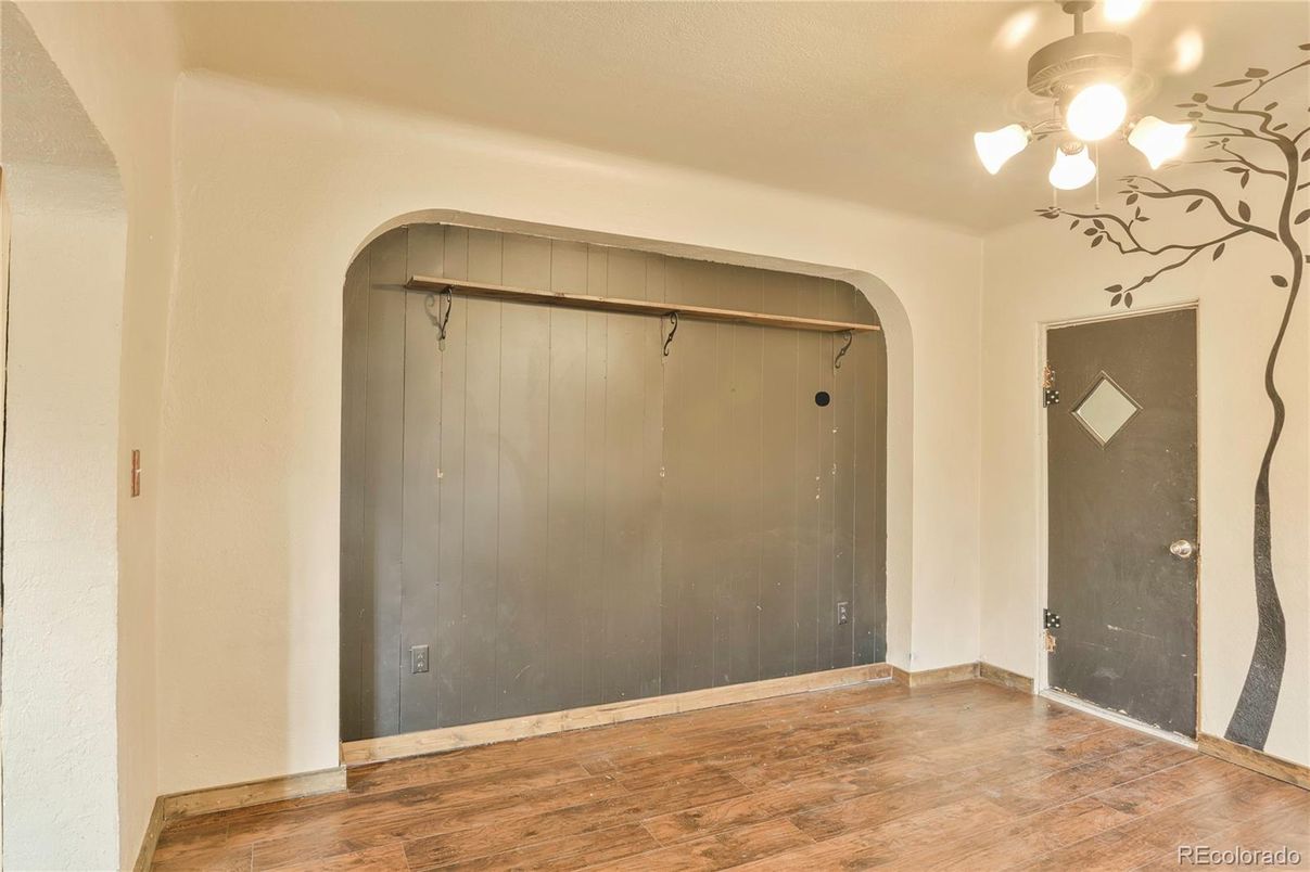 Empty room, Interior, Wood Texture Flooring