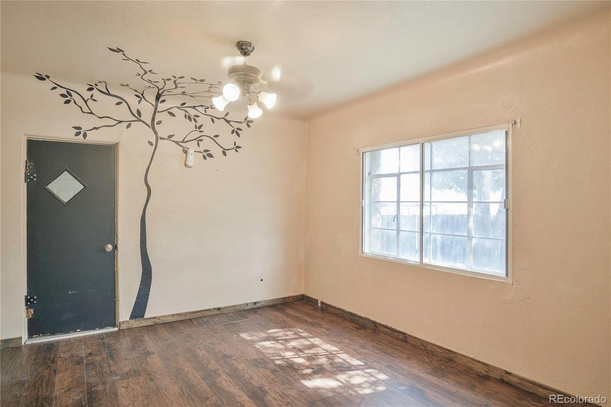 Empty room, Interior, Wood Texture Flooring