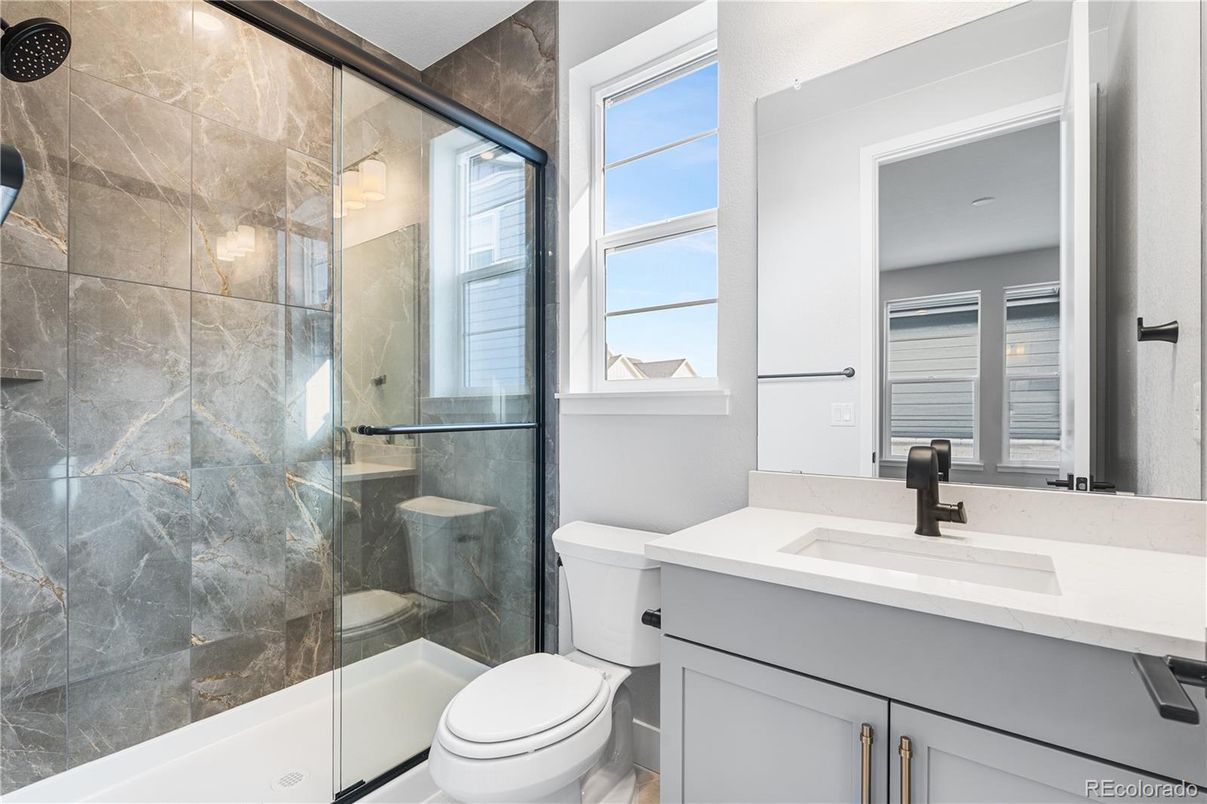 Bathroom, Glass Shower, Interior