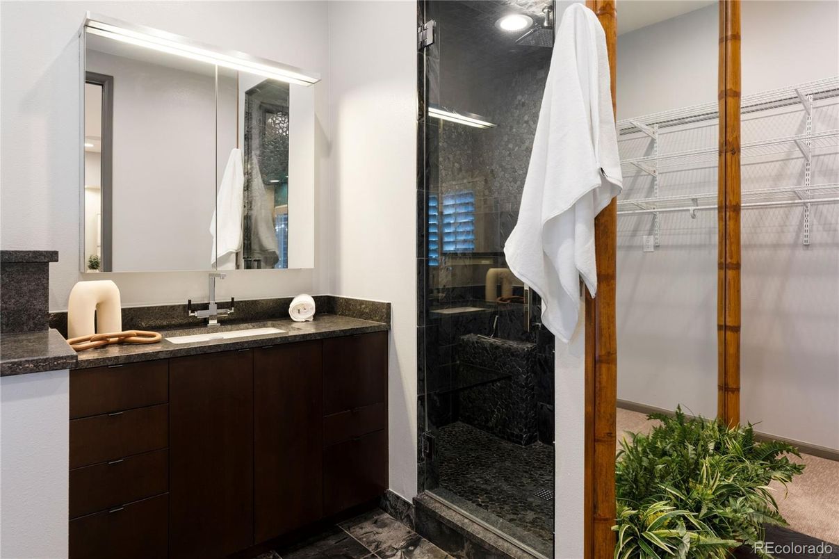 Bathroom, Glass Shower, Interior