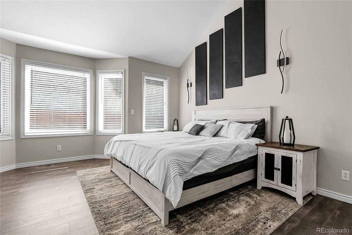 Bedroom, Interior, Wood Texture Flooring