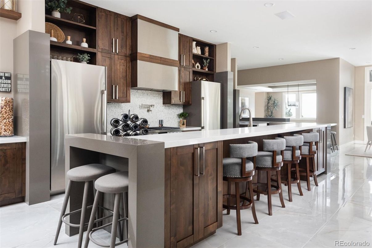Interior, Kitchen, Recessed Lighting, Stainless Steel Appliances