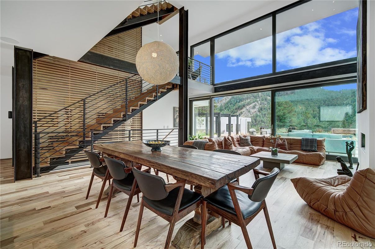 Dining room, Interior, Living room, Wood Texture Flooring