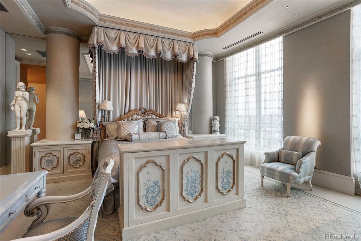 Bedroom, Interior, Recessed Lighting