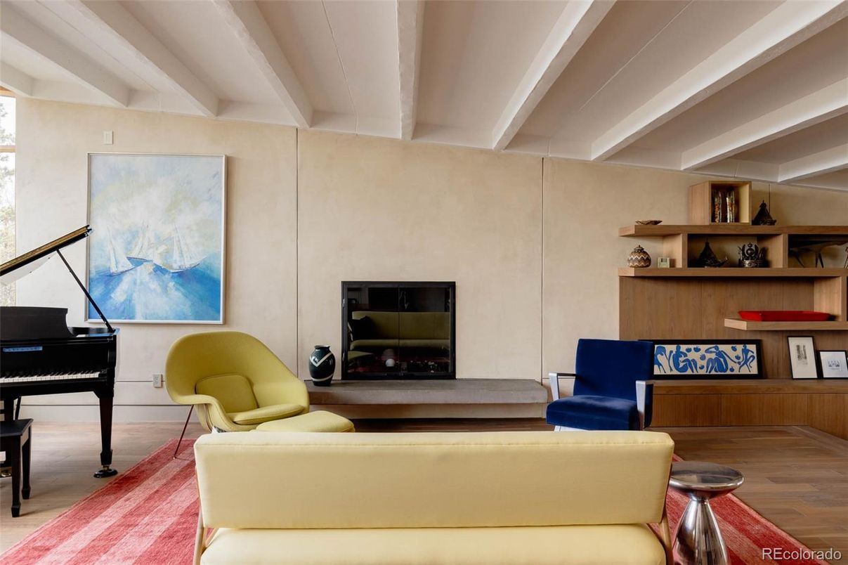 Interior, Living room, Piano, Wood Texture Flooring