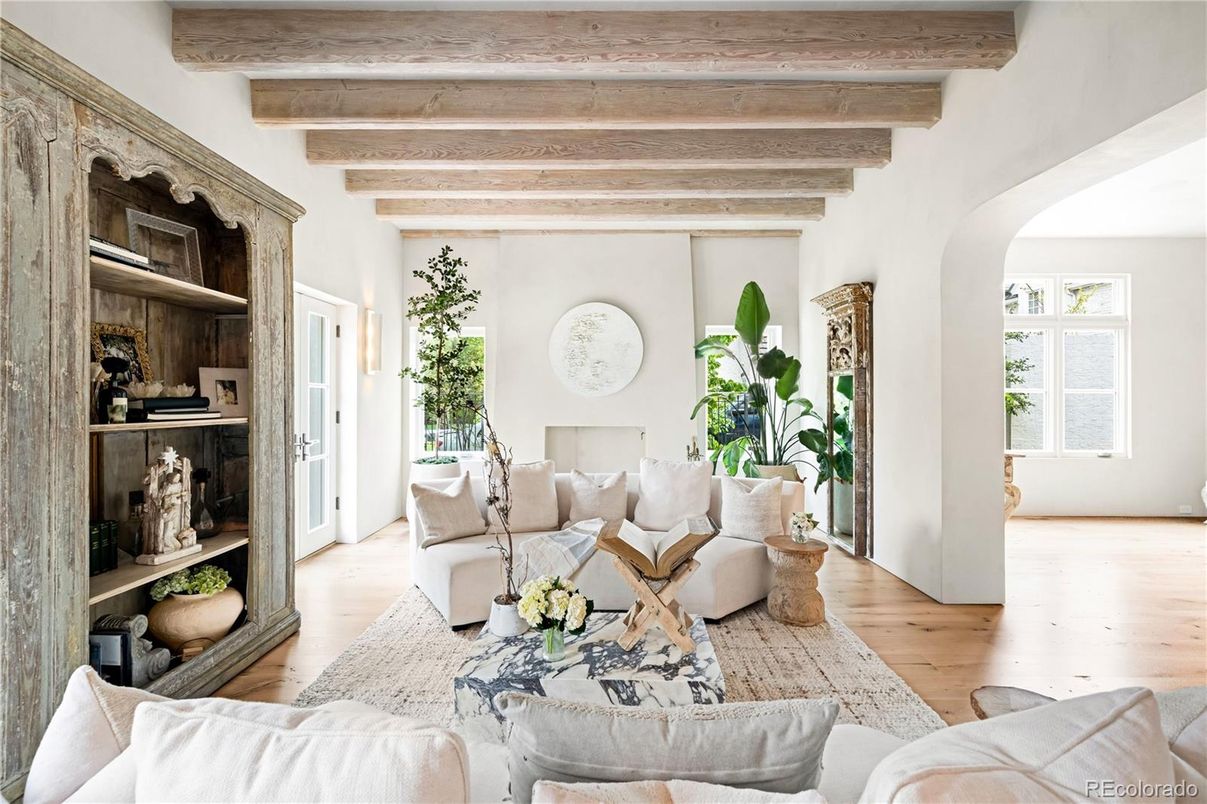 Interior, Living room, Wooden Beams, Wood Texture Flooring