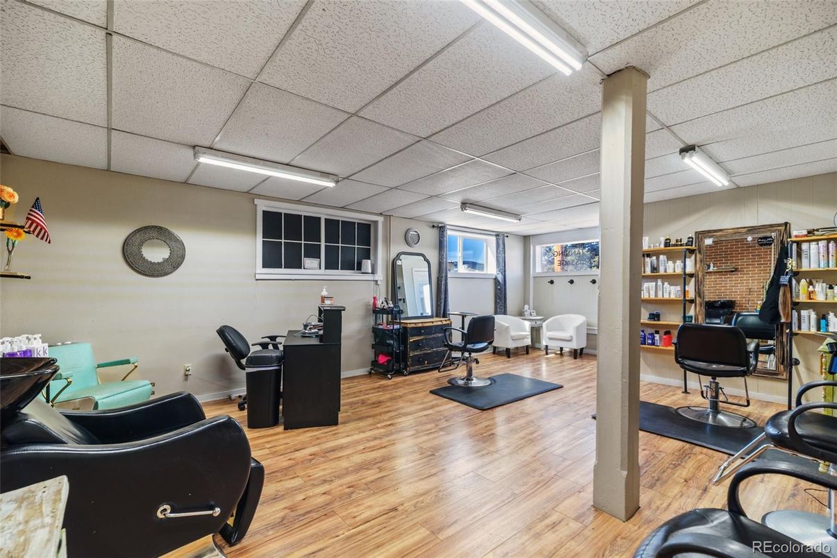 Home Office, Interior, Wood Texture Flooring
