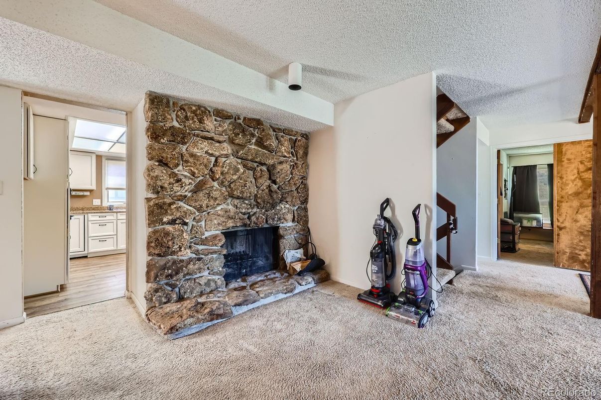 Fireplace, Fitness Equipment, Interior, Stone Walls