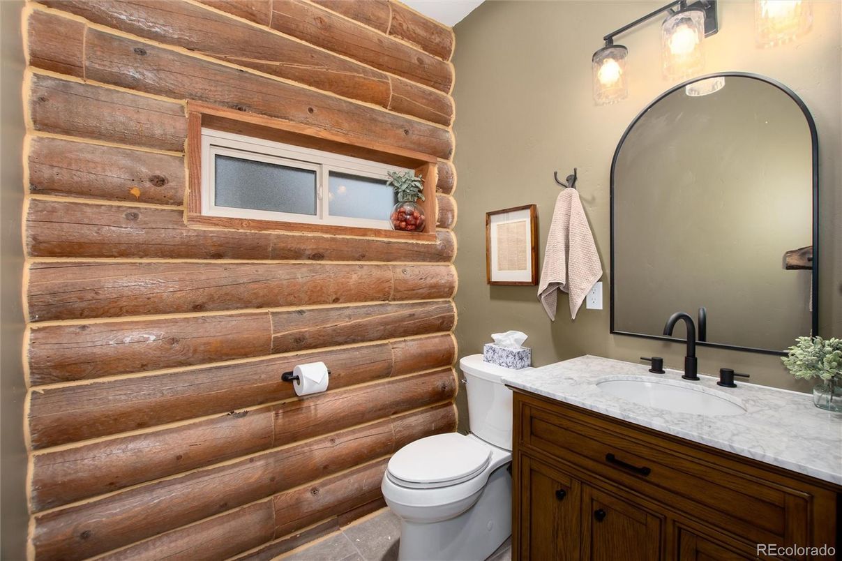 Bathroom, Interior, Wooden Walls