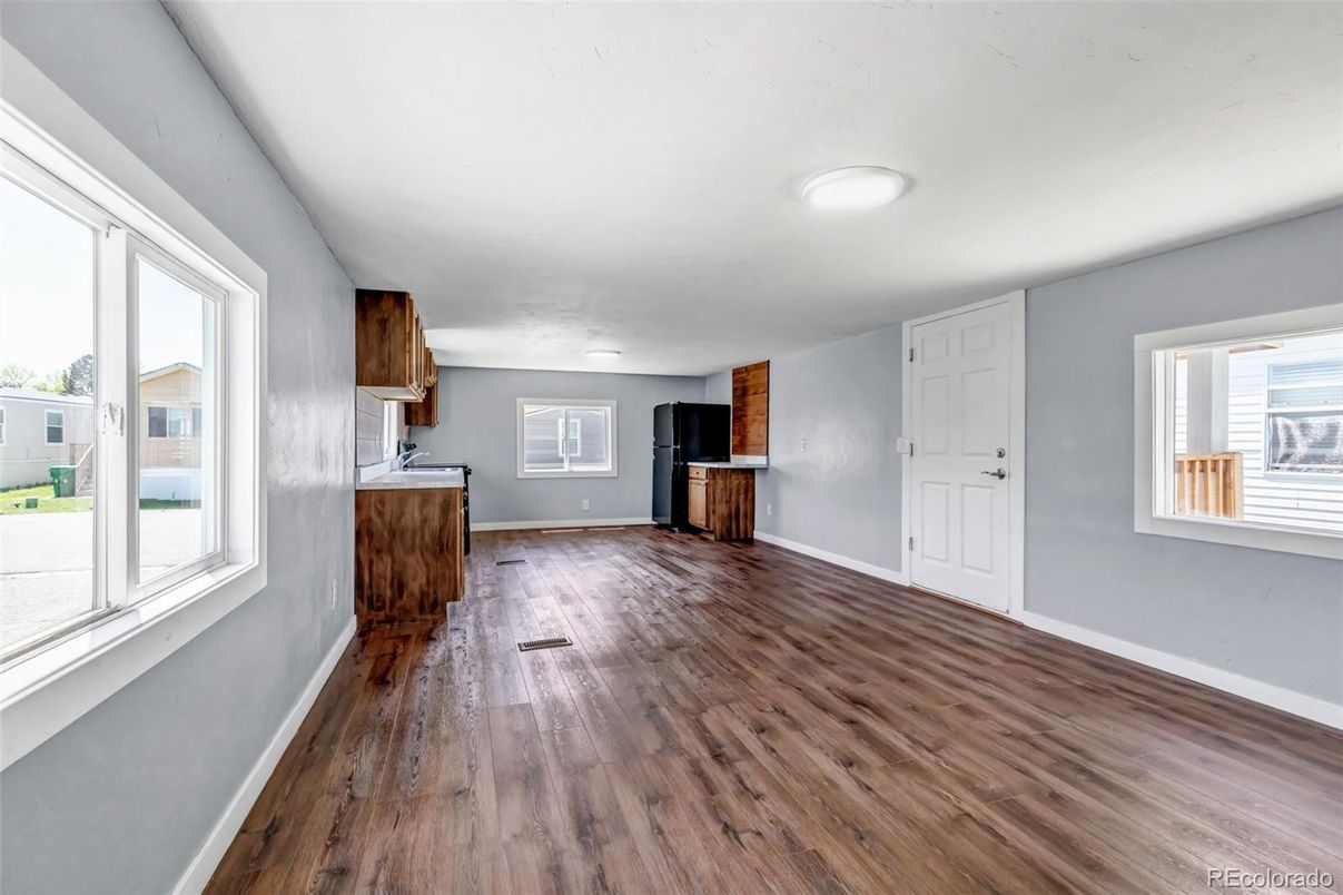 Empty room, Interior, Wood Texture Flooring