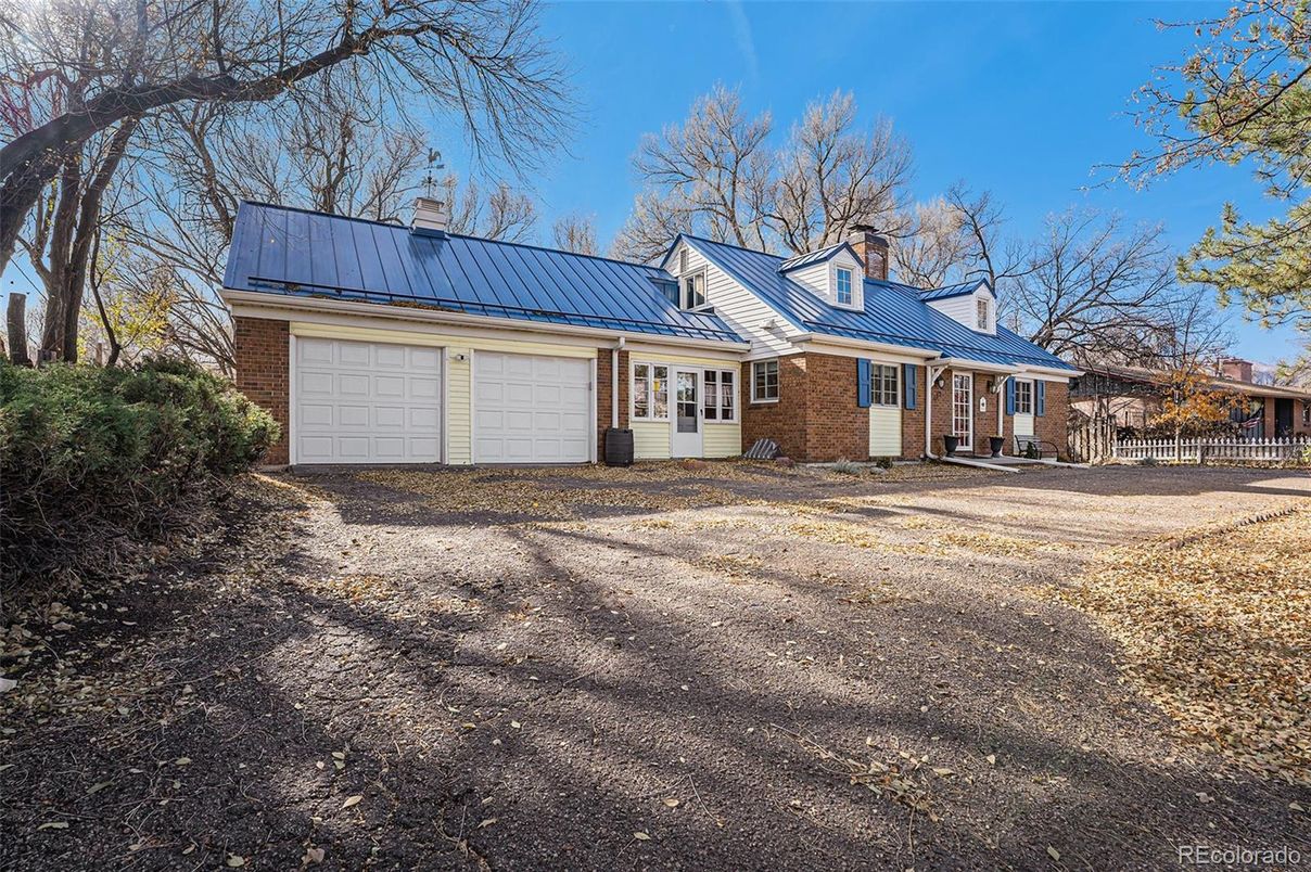 Attached, Exterior, Facade, Brick Facade, Cape Cod