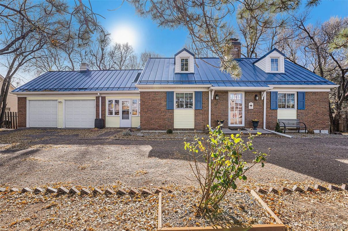 Attached, Exterior, Facade, Brick Facade, Cape Cod