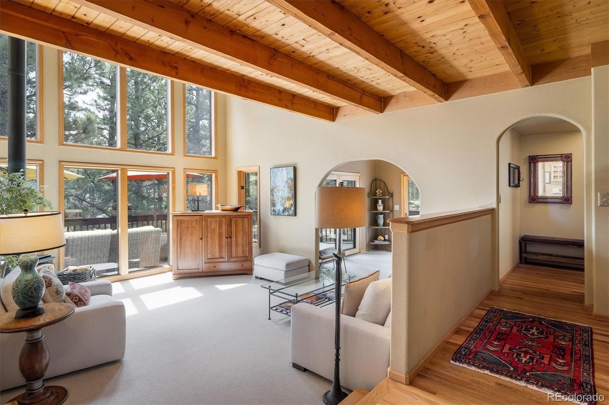 Interior, Living room, Wooden Beams, Wooden Ceilings, Wood Texture Flooring