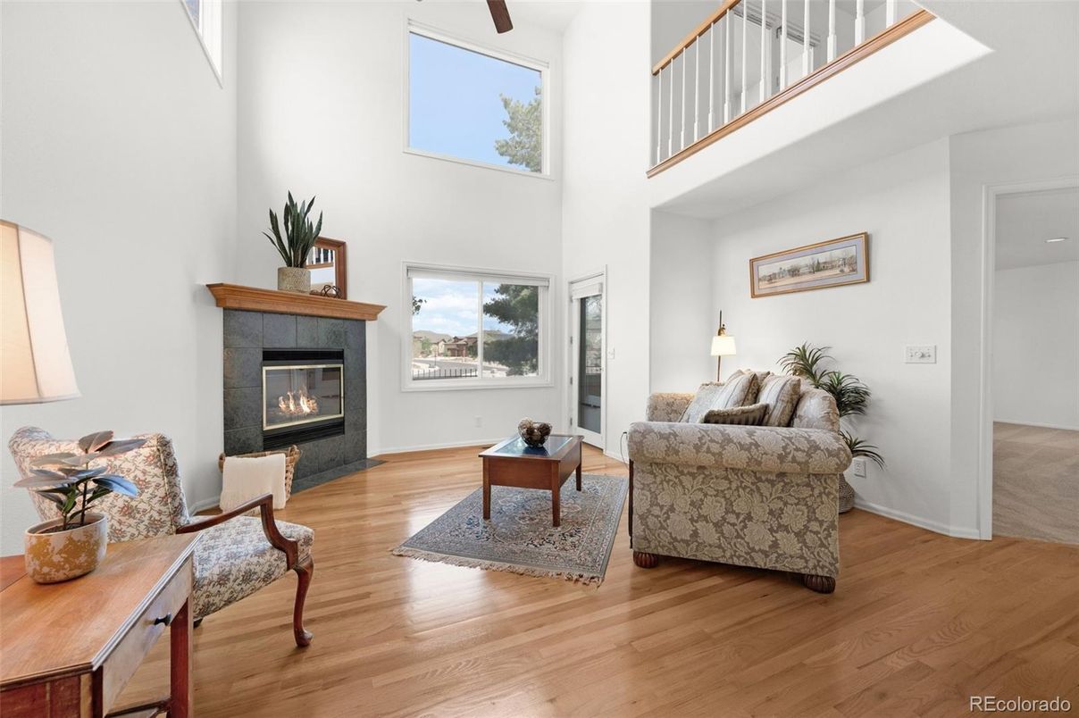 Fireplace, Interior, Living room, Wood Texture Flooring