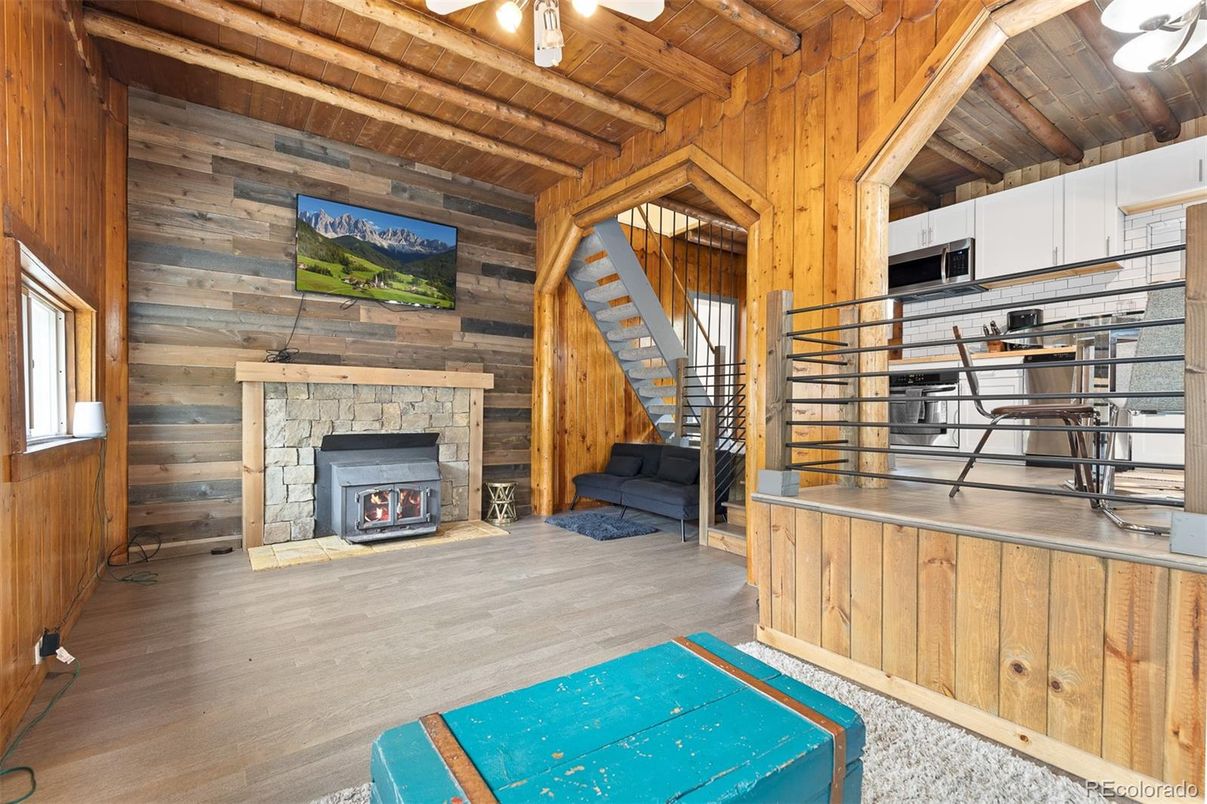 Fireplace, Interior, Wooden Beams, Wooden Ceilings, Wood Texture Flooring, Wooden Walls
