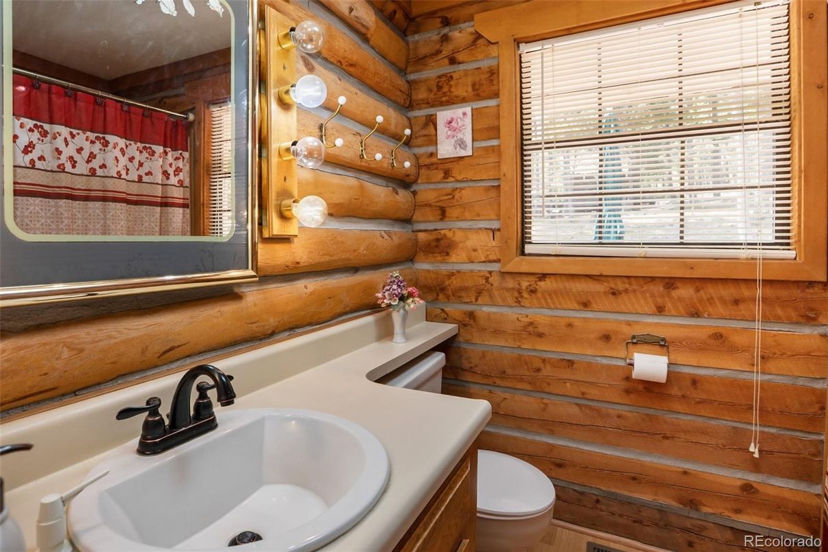 Bathroom, Interior, Wooden Walls