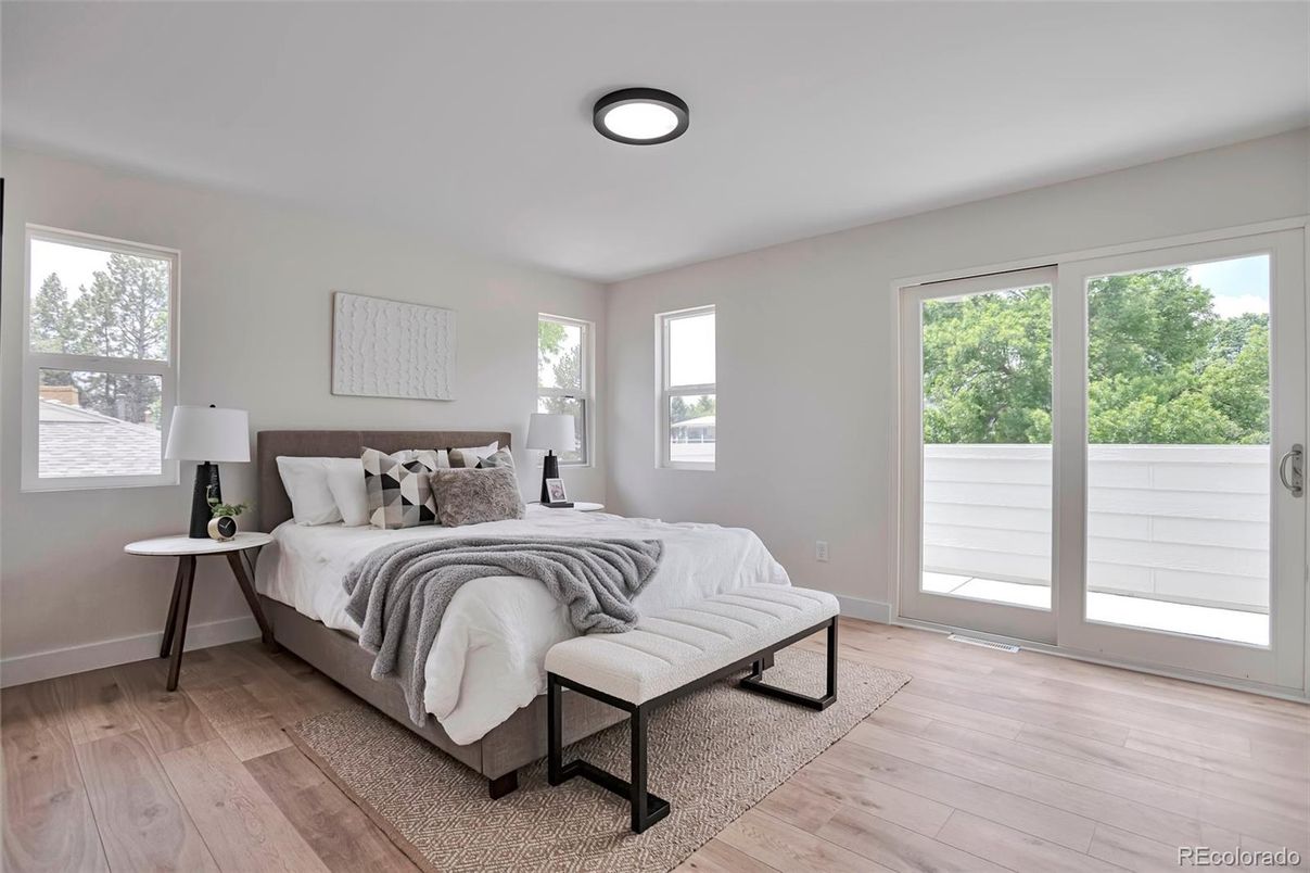 Bedroom, Interior, Wood Texture Flooring
