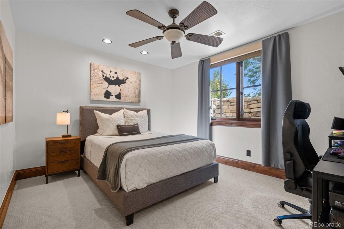 Bedroom, Home Office, Interior, Recessed Lighting