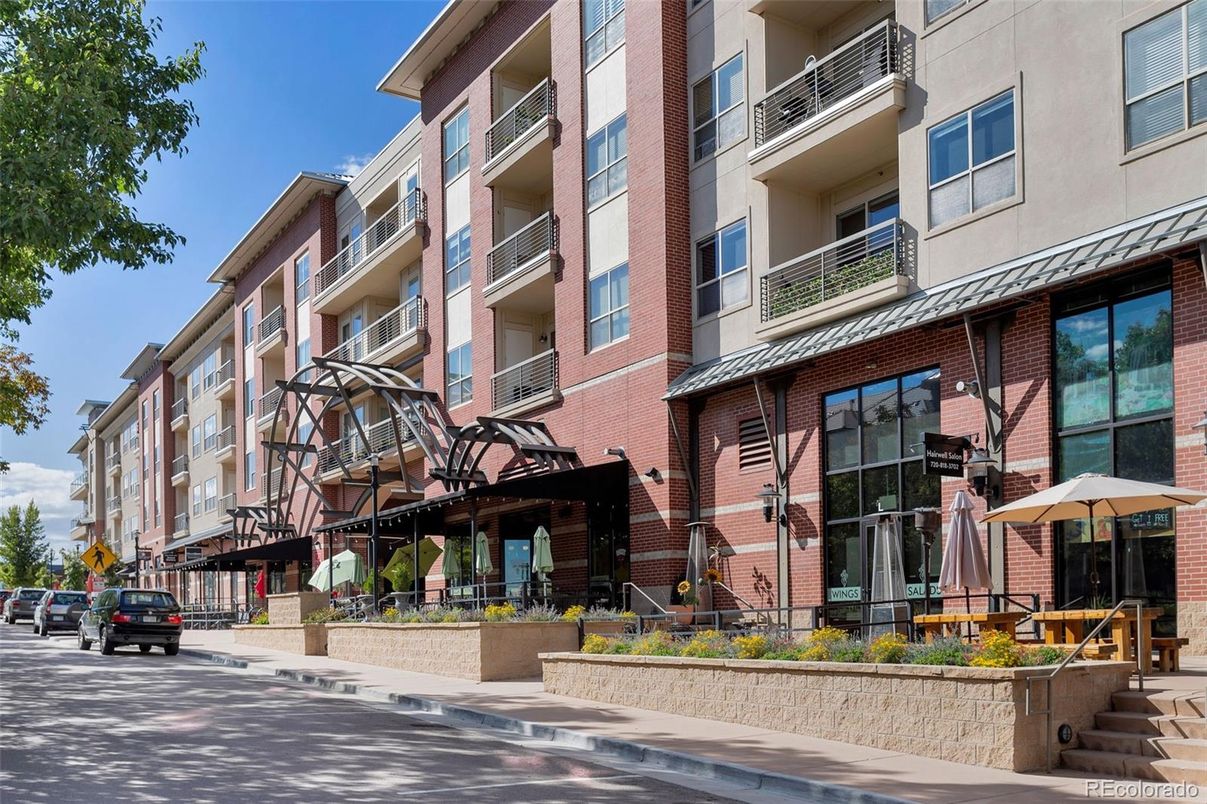 Exterior, Facade, Brick Facade, Condo Building