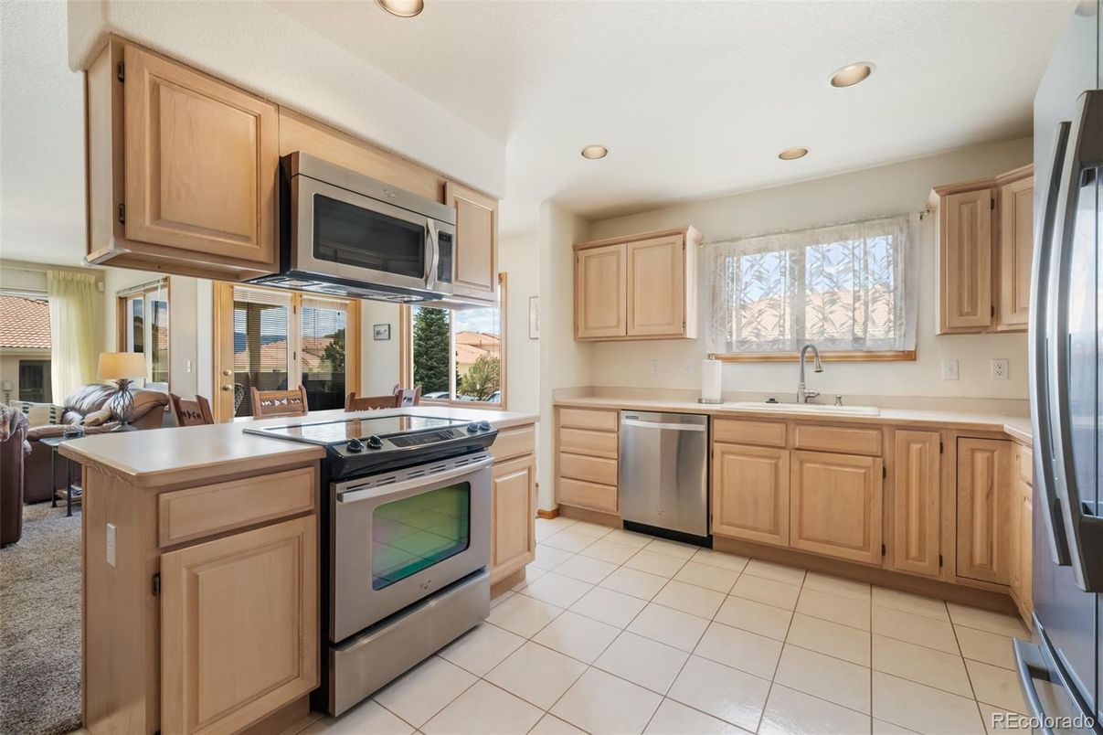 Interior, Kitchen, Recessed Lighting, Stainless Steel Appliances