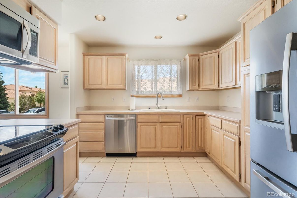 Interior, Kitchen, Recessed Lighting, Stainless Steel Appliances
