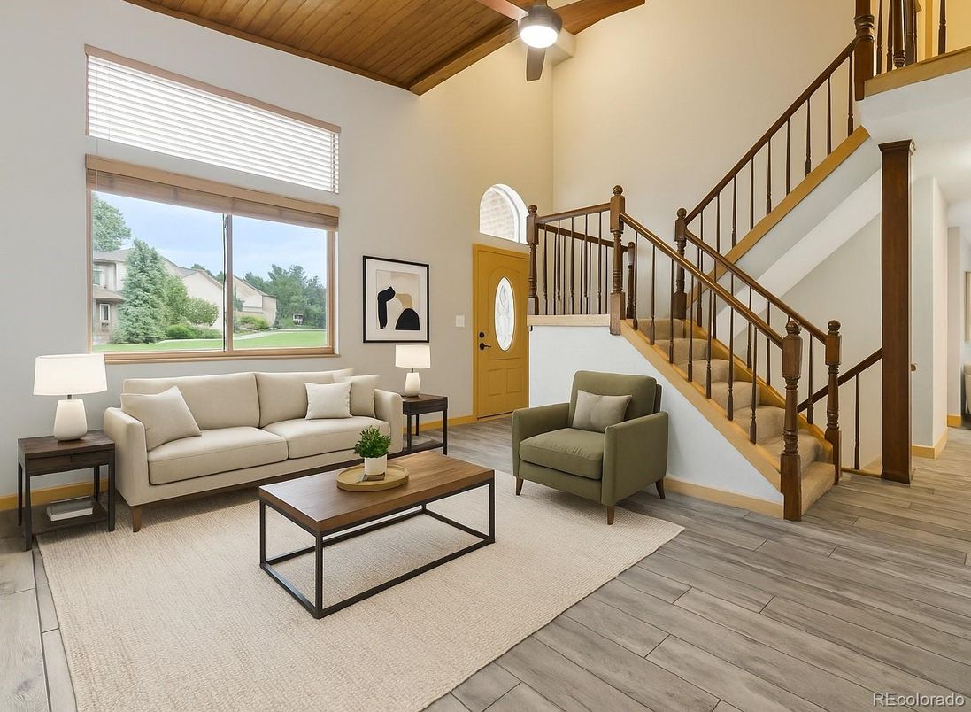 Interior, Living room, Wooden Ceilings, Wood Texture Flooring