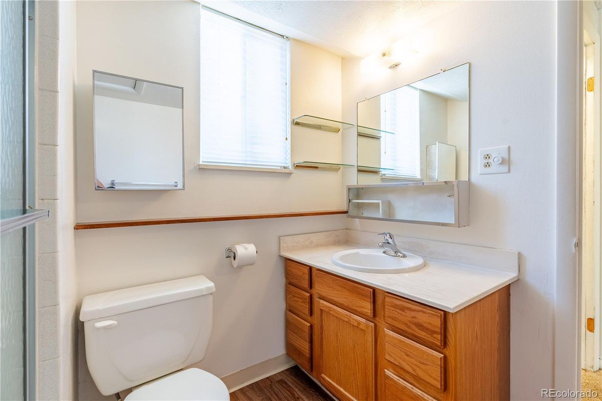 Bathroom, Interior, Wood Texture Flooring