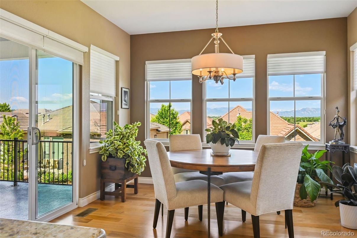 Chandelier, Dining room, Interior, Pendant Lights, Wood Texture Flooring