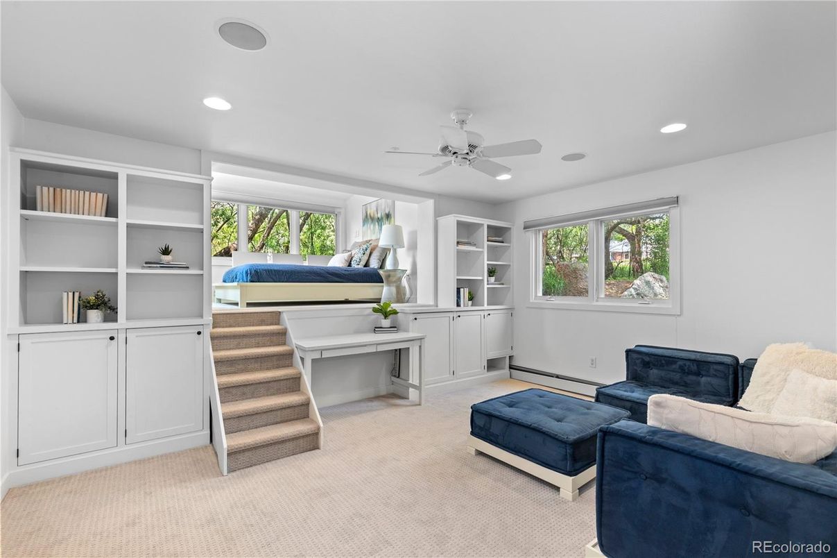 Home Office, Interior, Recessed Lighting