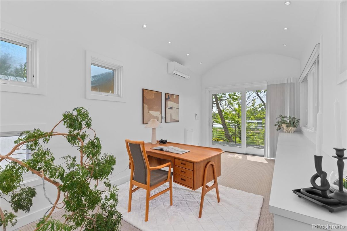 Home Office, Interior, Recessed Lighting