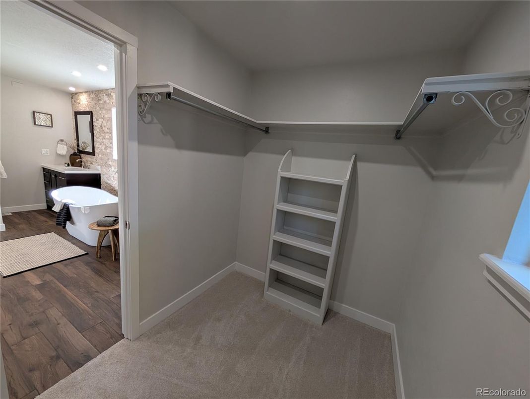 Interior, Recessed Lighting, Walk-in Closets, Wood Texture Flooring
