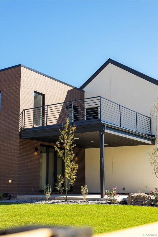 Exterior, Facade, Brick Facade, Modern