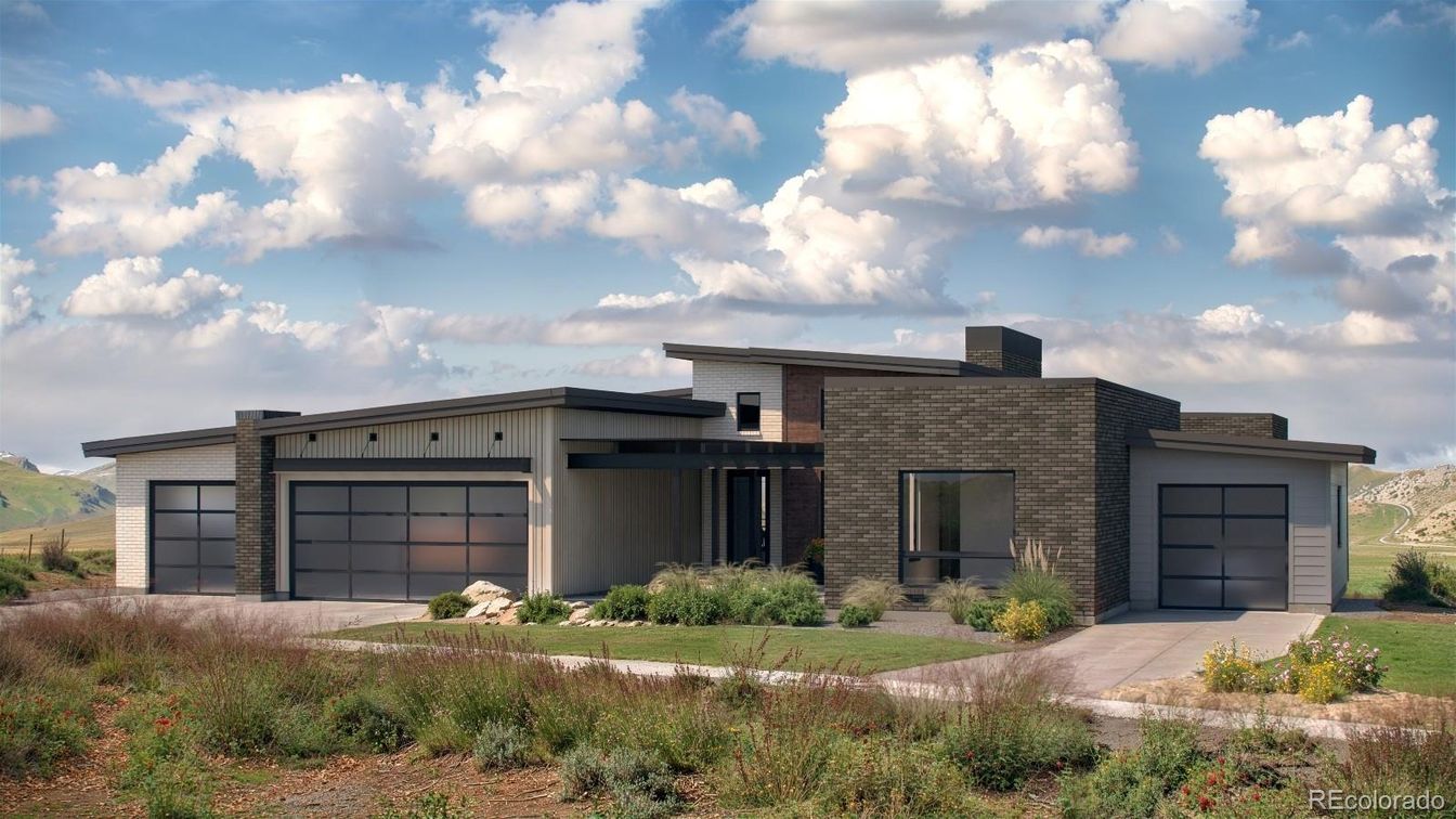 Attached, Exterior, Facade, Brick Facade, Modern