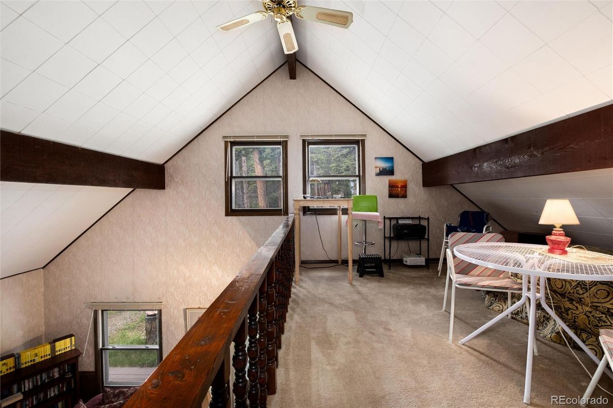 Dining room, Interior, Wooden Beams