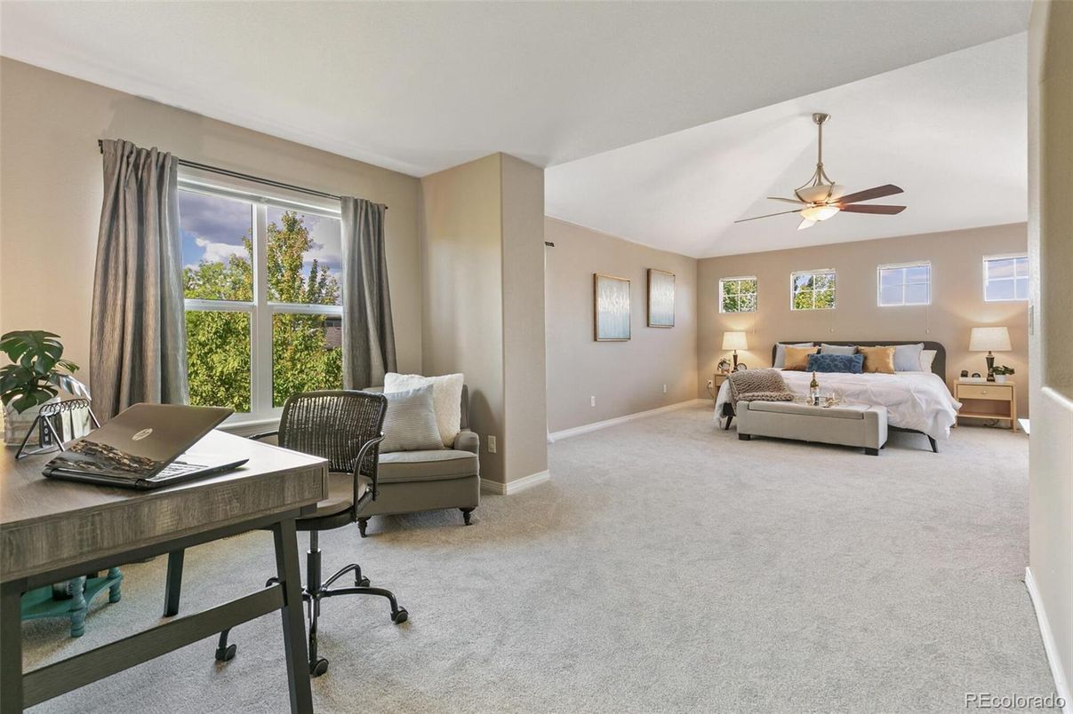 Bedroom, Home Office, Interior