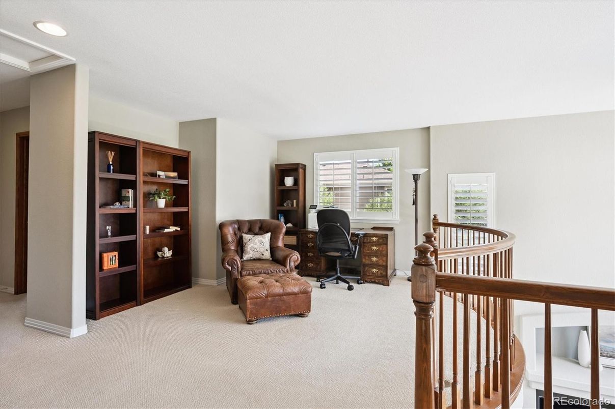 Home Office, Interior, Recessed Lighting