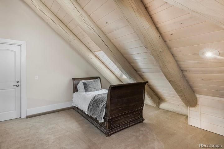 Bedroom, Interior, Wooden Beams, Wooden Ceilings