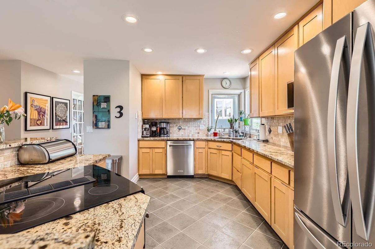 Interior, Kitchen, Recessed Lighting, Stainless Steel Appliances